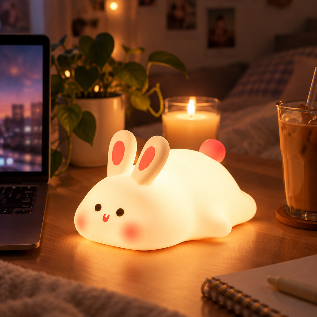 The Squishy Bunny Glow Light