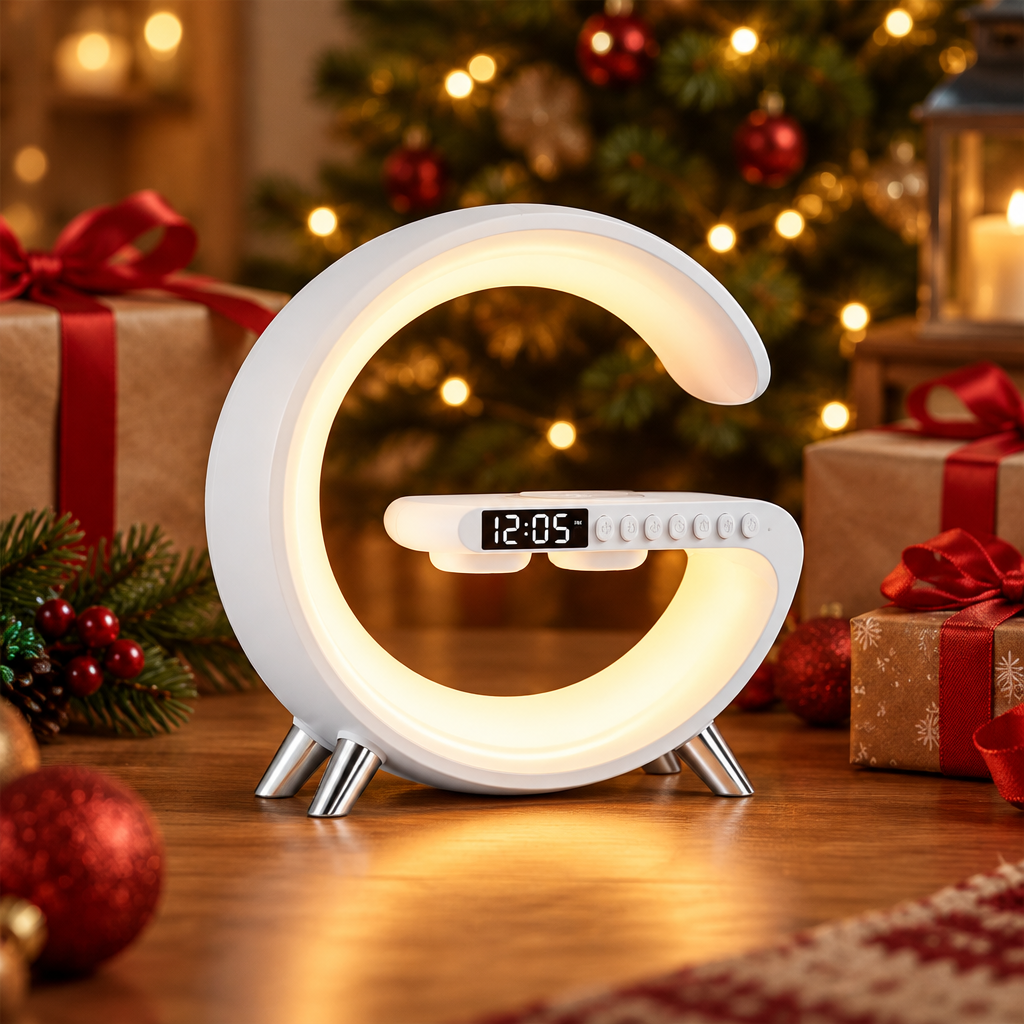 The Glow Lamp: 3-in-1 Light, Speaker & Wireless Charger